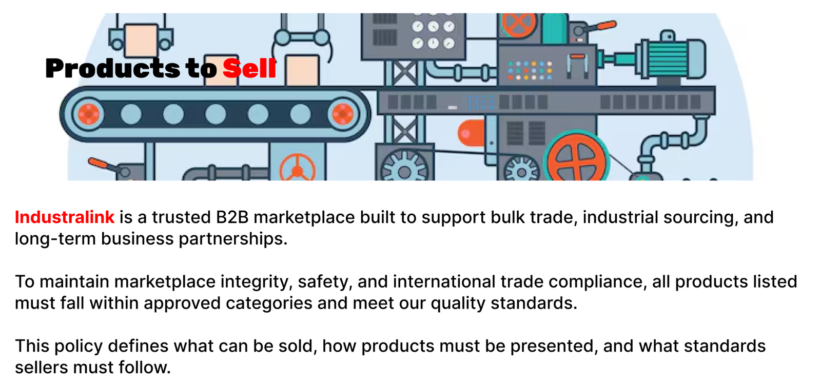 Products to Sell