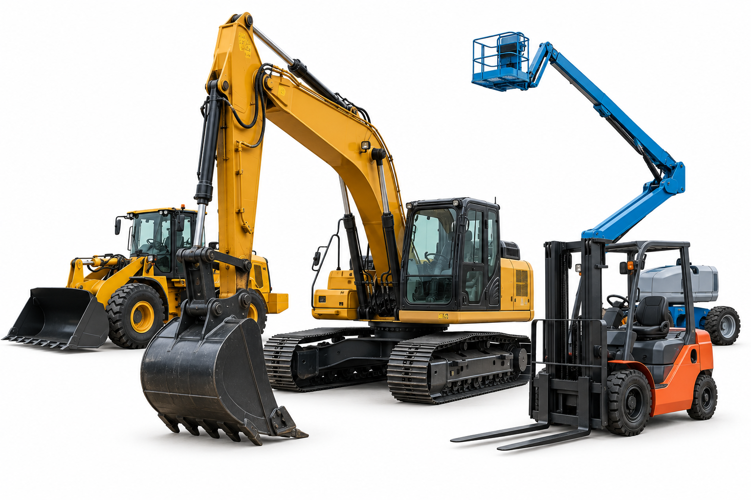 Machinery & Industrial Equipment Rental and Leasing for Construction, Warehouse, Factory & Project Operations
