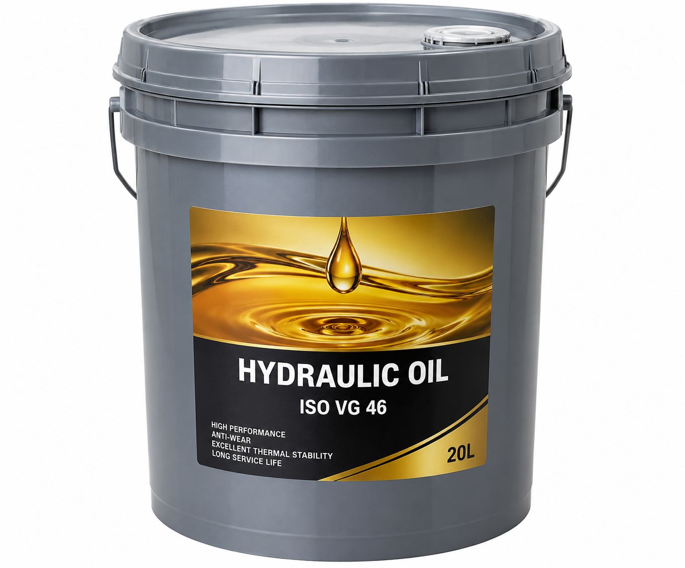 Premium Industrial Hydraulic Oil for Heavy Machinery, Manufacturing Equipment and Hydraulic Systems