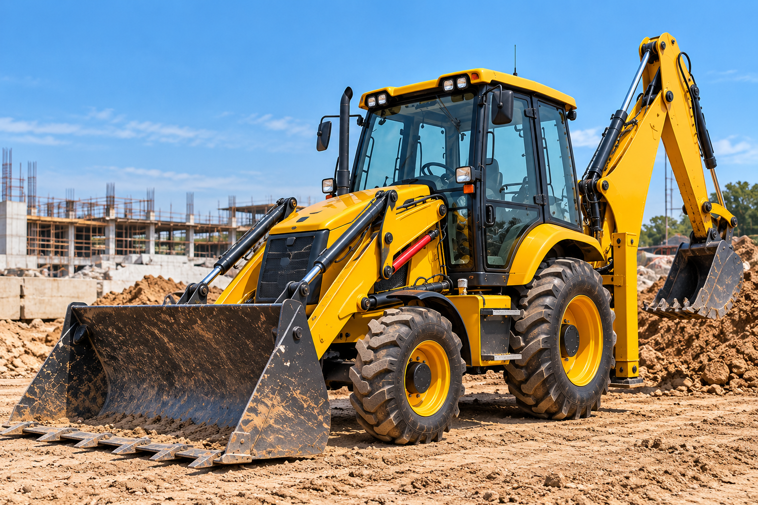 Backhoe Loader Rental for Construction, Digging & Site Work